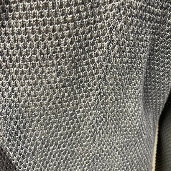 Pure Jill Womens M/L Open Linen Rayon Cardigan Grey Blue Coastal Spring Classic - Picture 8 of 16